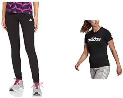 adidas W Lin Leg, Leggings, Women, Black, One Size