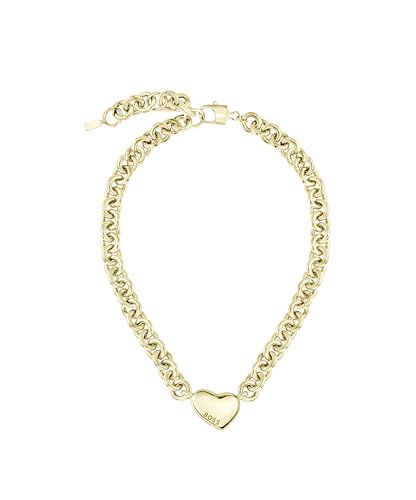 BOSS Jewelry Collar de cadena para Mujer Colección HONEY LOVE de Acero inoxidable y color oro amarillo