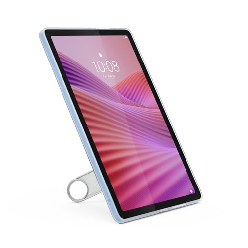Lenovo Tab – Tablet 10.1 inch WUXGA (MediaTek Helio G85, 4 GB RAM, 128 GB, 60 Hz, 2 Speakers, Wi-Fi 5, Bluetooth 5.3, Android 14) Polar Blue – Includes Transparent Case with Built-in Stand