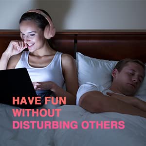 KVIDIO Wireless On-Ear Headphones, 55 Hours Playtime Bluetooth Headphones, Foldable Lightweight Headphones with Microphone, Deep Bass (Black)