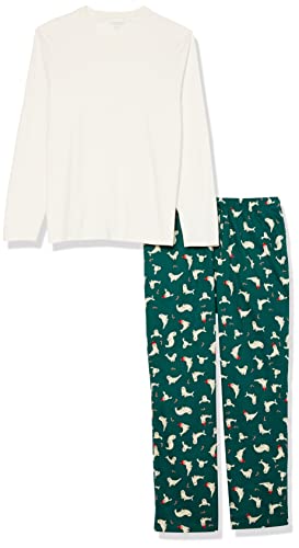 Amazon Essentials Men's Soft Flannel Pajama Set (Available in Plus Size)