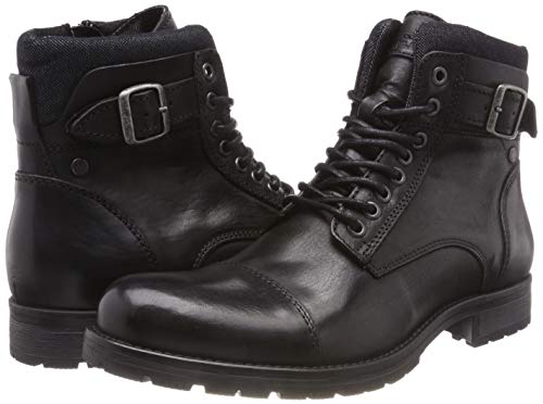 JACK & JONES Jfwalbany Leather Anthracite STS, Men's Chukka Boots
