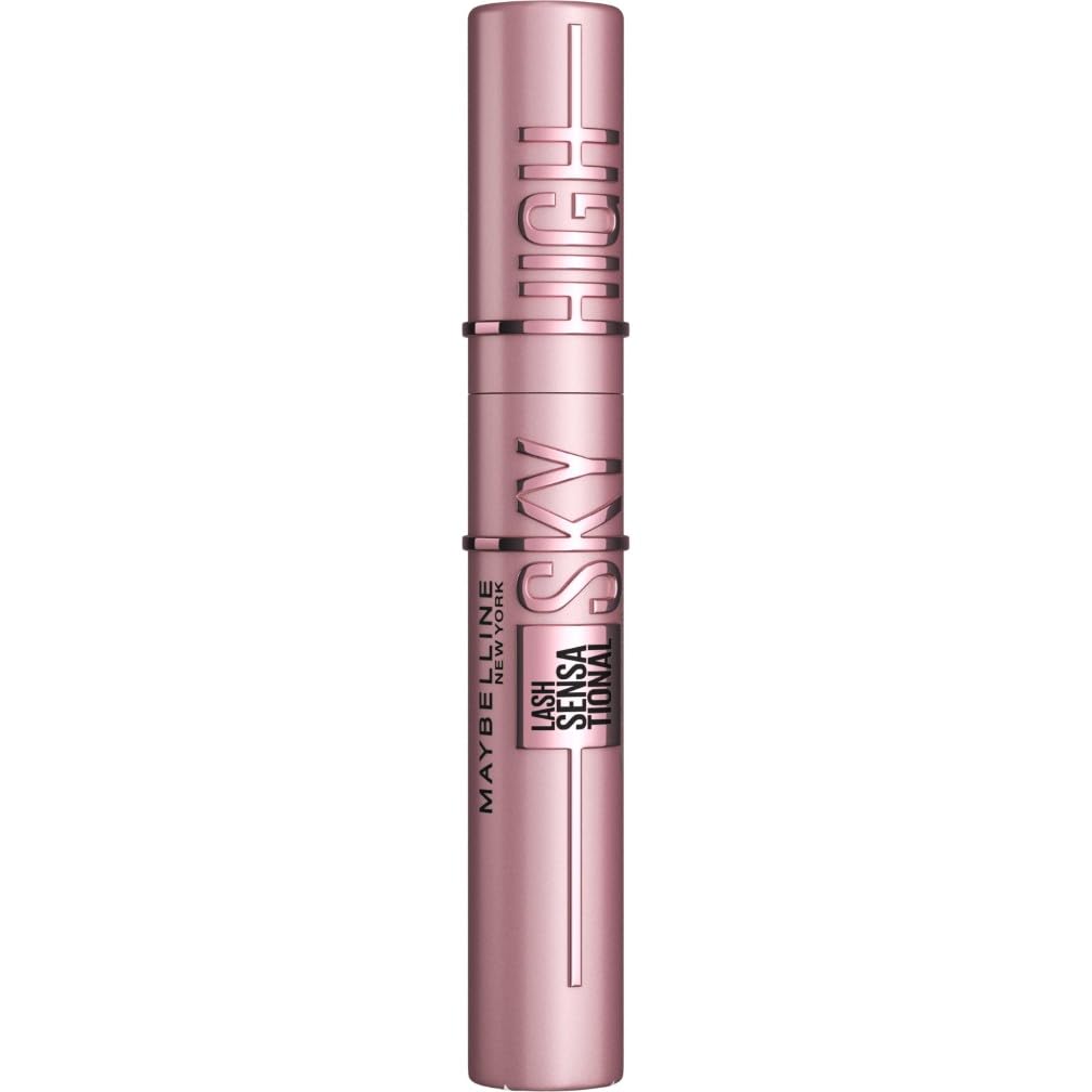 Maybelline New York Lash Sensational Sky High Mascara with Flexible Brush and Bamboo Extract, Extreme Volume and Length for Long and Defined Eyelashes, 5ml, Shade 01, Black