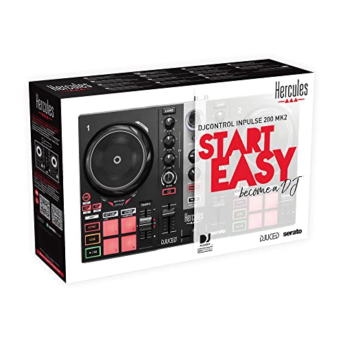 Hercules DJControl Inpulse 200 MK2 — Controladora de DJ ideal para aprender a mezclar