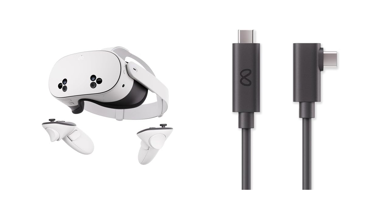 Meta Quest 3S 256 GB — Sumérgete en la Realidad Mixta — Sube de Nivel con el Doble de Almacenamiento — Gafas compactas - Incluyen 3 Meses de Prueba para Meta Horizon+