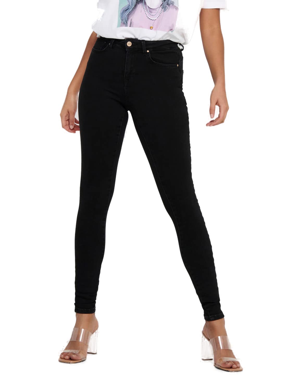 ONLY Skinny Fit Jeans ONLROYAL High Rise Skinny Fit Jeans