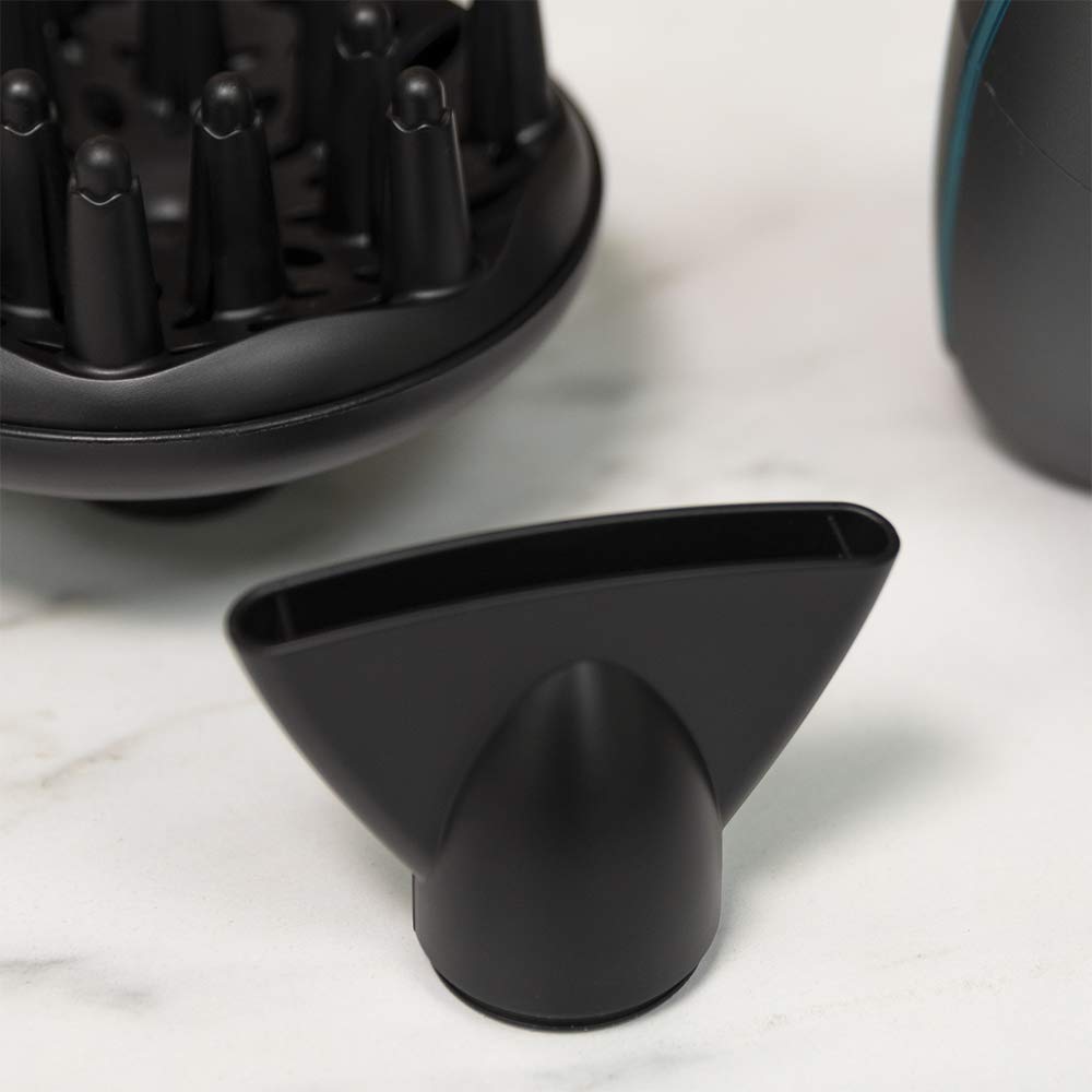 Cecotec Bamba IoniCare 5200 Aura Black Ionic Hair Dryer. 2300W, Concentrator and Diffuser, Frizz Free Hair, DC Motor, Real Ion, High Air Flow, 2 Speeds and 3 Temperatures