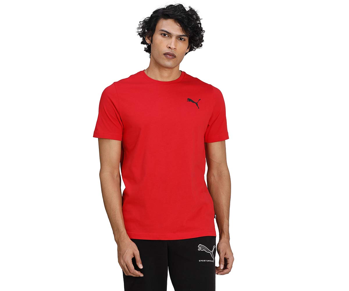 PUMA ESS Logo tee Men's Sports T-Shirt (Pack of 1)