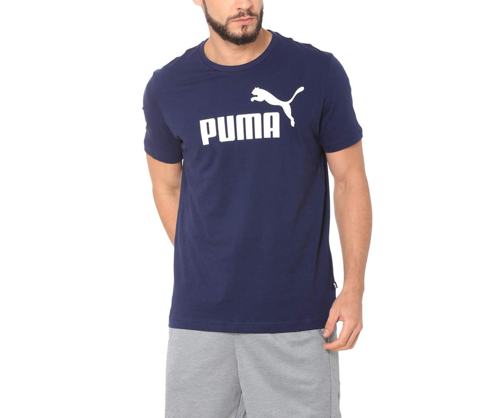 PUMA ESS Logo tee Men's Sports T-Shirt (Pack of 1)