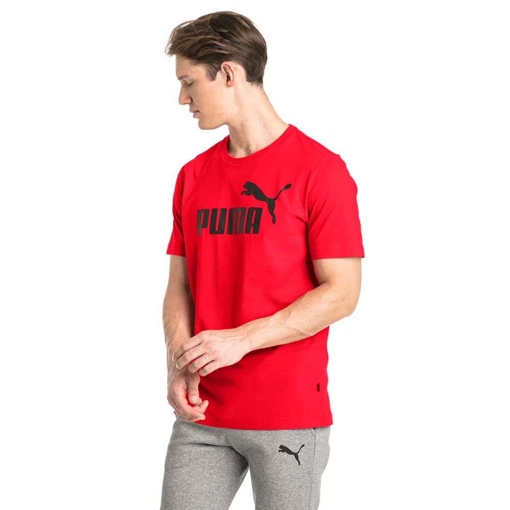 PUMA ESS Logo tee Men's Sports T-Shirt (Pack of 1)
