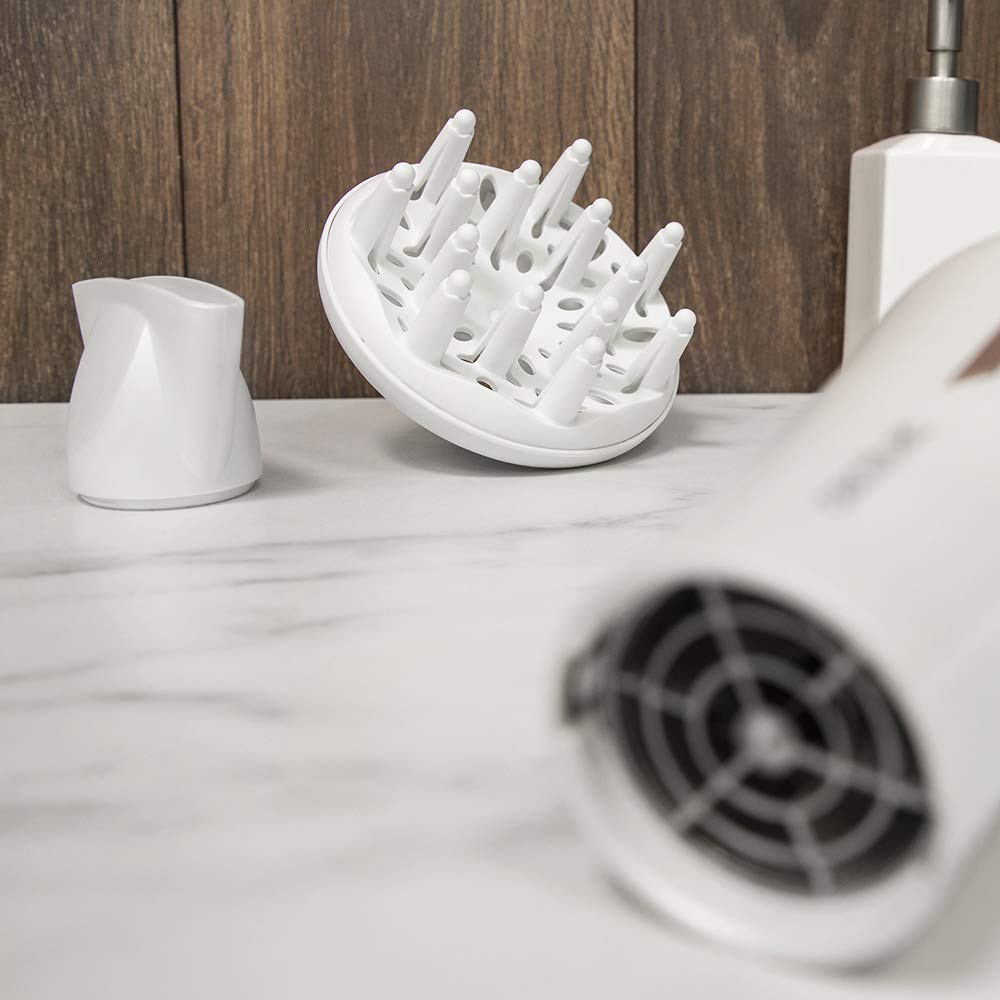 Cecotec Bamba IoniCare 5200 Aura Black Ionic Hair Dryer. 2300W, Concentrator and Diffuser, Frizz Free Hair, DC Motor, Real Ion, High Air Flow, 2 Speeds and 3 Temperatures