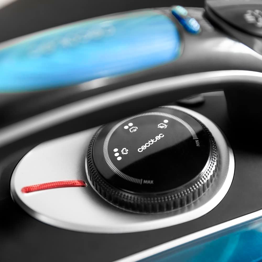 Cecotec Clothes Iron Vapor Fast-Furious 5010 Vital, Turbo Slide Aluminium Sole, Continuous Steam 55 g/min, Steam Stroke 200 g/min, Temperature Regulator, Anti-Drip, 2600 W