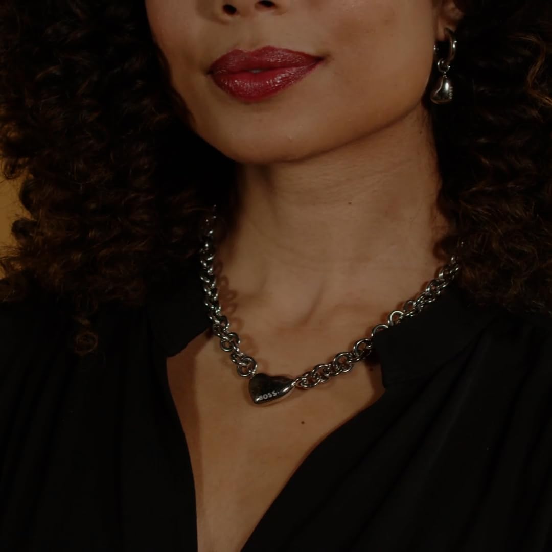 BOSS Jewelry Collar de cadena para Mujer Colección HONEY LOVE de Acero inoxidable y color oro amarillo