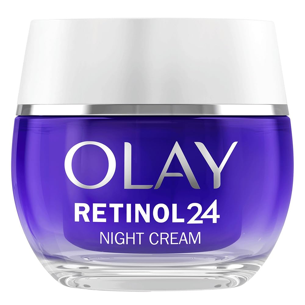 Olay Retinol 24 Crema de Noche Hidratante Facial, Cuidado de la Piel con Vitamina E Antioxidante. Cuidado de la Piel Well-aging durante la Noche: Suaviza, Renueva E Hidrata, 50 ml