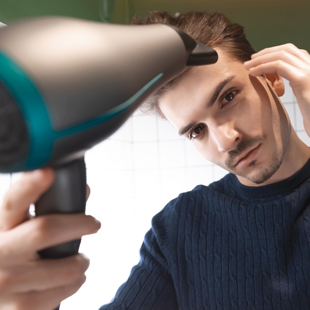 Cecotec Bamba IoniCare 5200 Aura Black Ionic Hair Dryer. 2300W, Concentrator and Diffuser, Frizz Free Hair, DC Motor, Real Ion, High Air Flow, 2 Speeds and 3 Temperatures