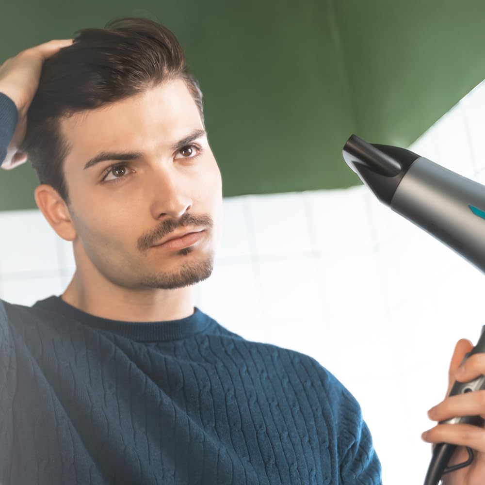 Cecotec Bamba IoniCare 5200 Aura Black Ionic Hair Dryer. 2300W, Concentrator and Diffuser, Frizz Free Hair, DC Motor, Real Ion, High Air Flow, 2 Speeds and 3 Temperatures