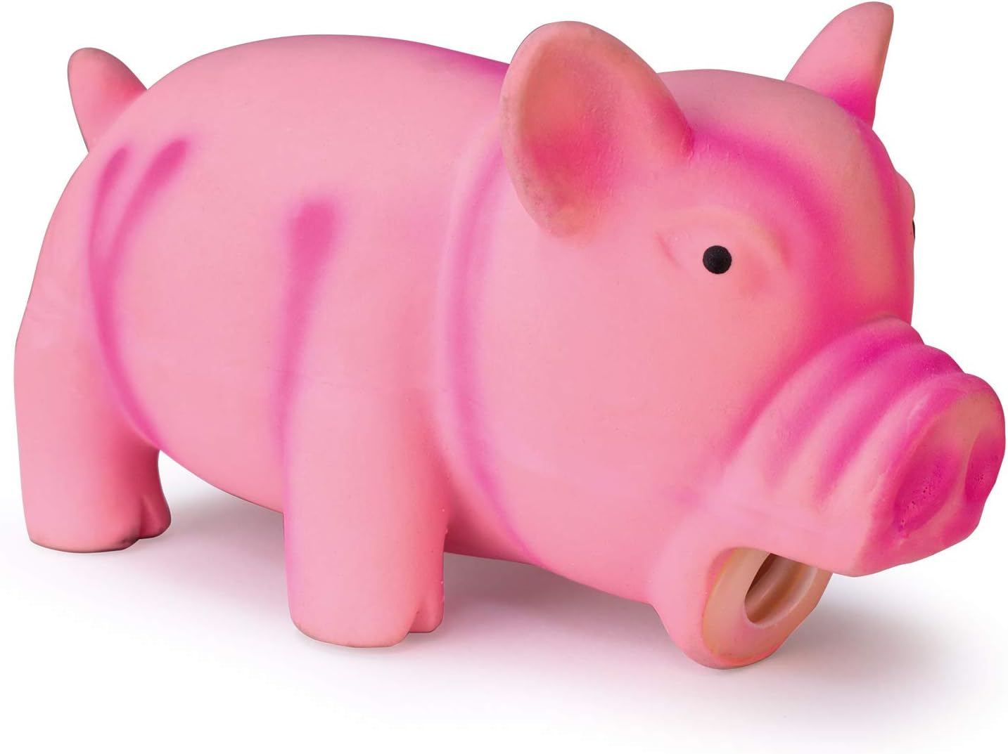 Arquivet Pink Rubber Pig with Sound 15 cm - Latex Dog Toy - Dog Bite Accessories - Sound Pet Toys - Small, Large and Medium Dogs