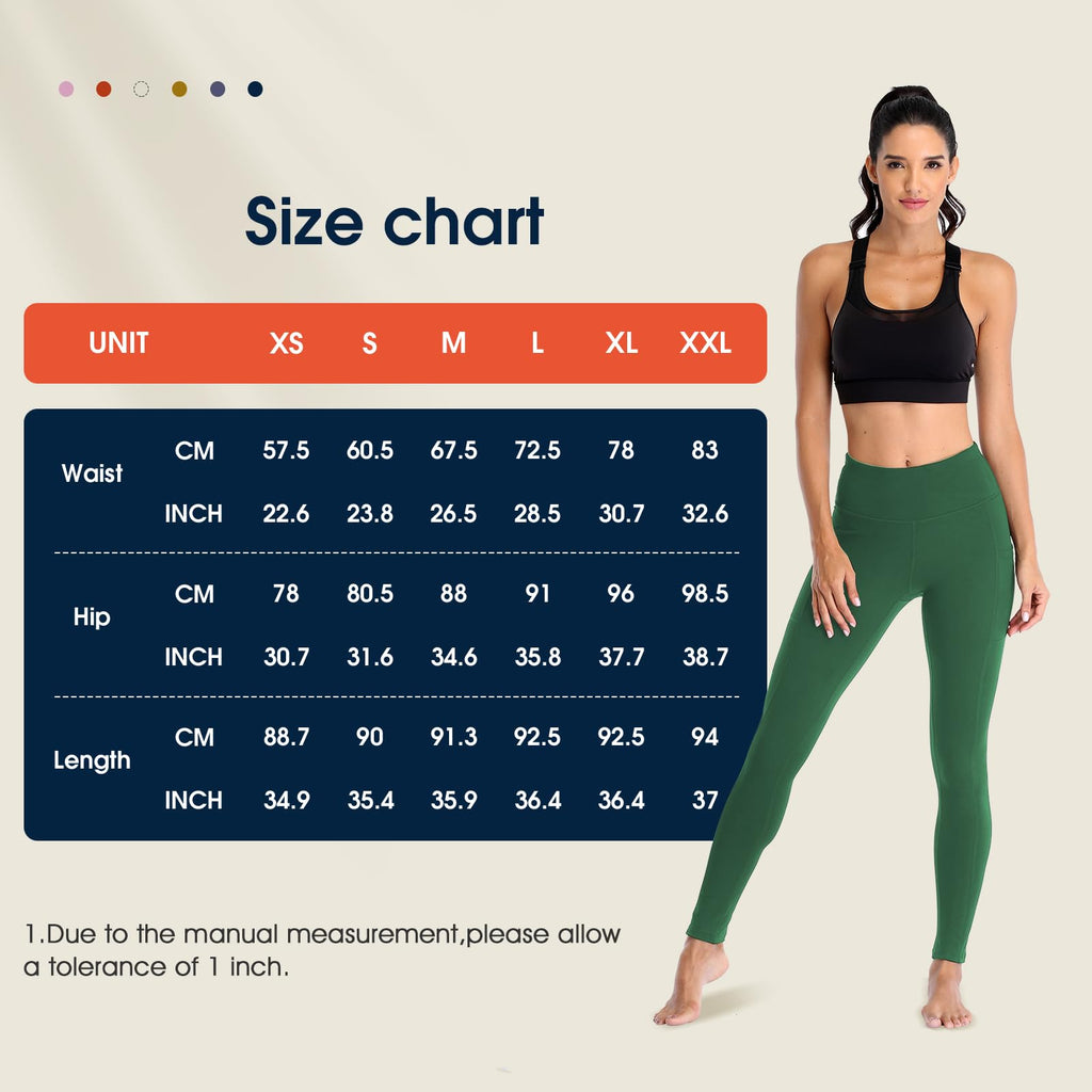 Women's Leggings, High Waist, Sports Leggings, Women's Fitness Pants, Sports Leggings for Running Training, Stretching Yoga and Pilates P107