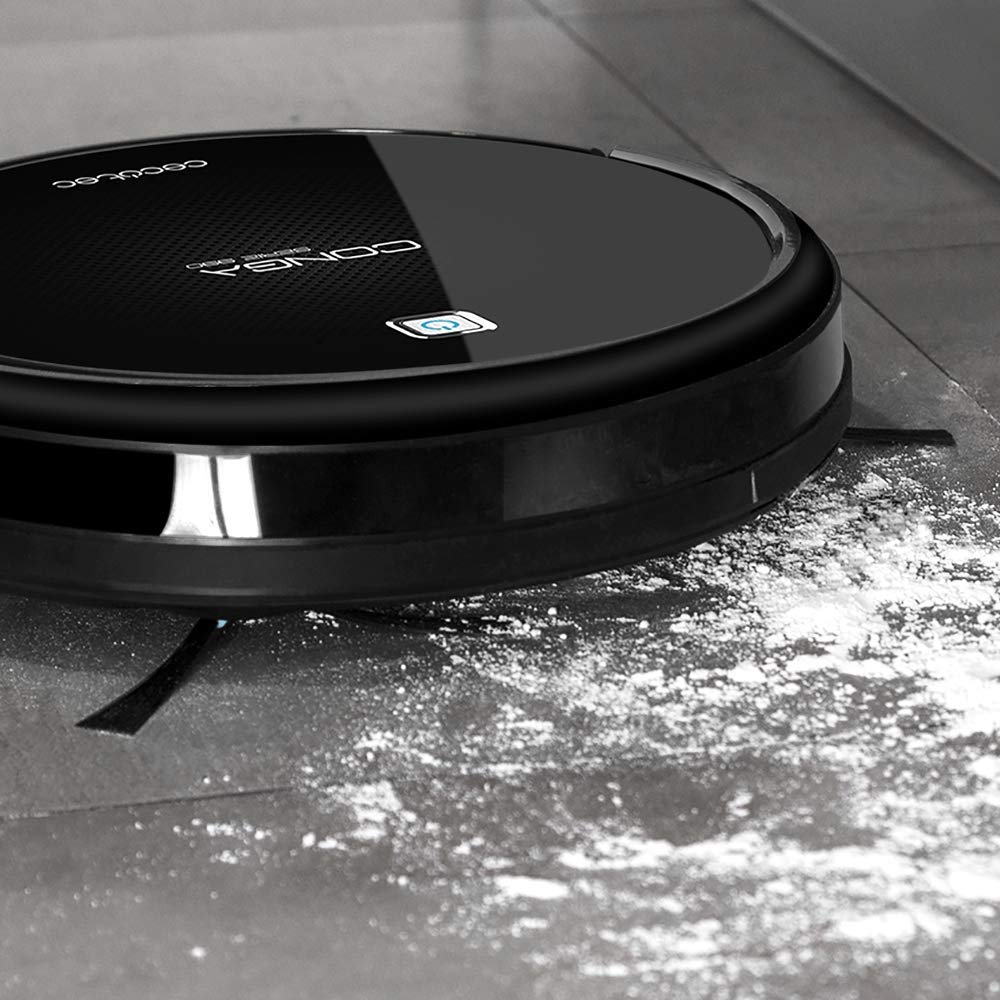 Cecotec Conga M50 Robot Vacuum Cleaner and Floor Scrubber, Laser Navigation, 5000Pa Suction Pressure, 3200 mAh Battery, Multifunction Brush for All Surfaces, Coverage up to 160 m²