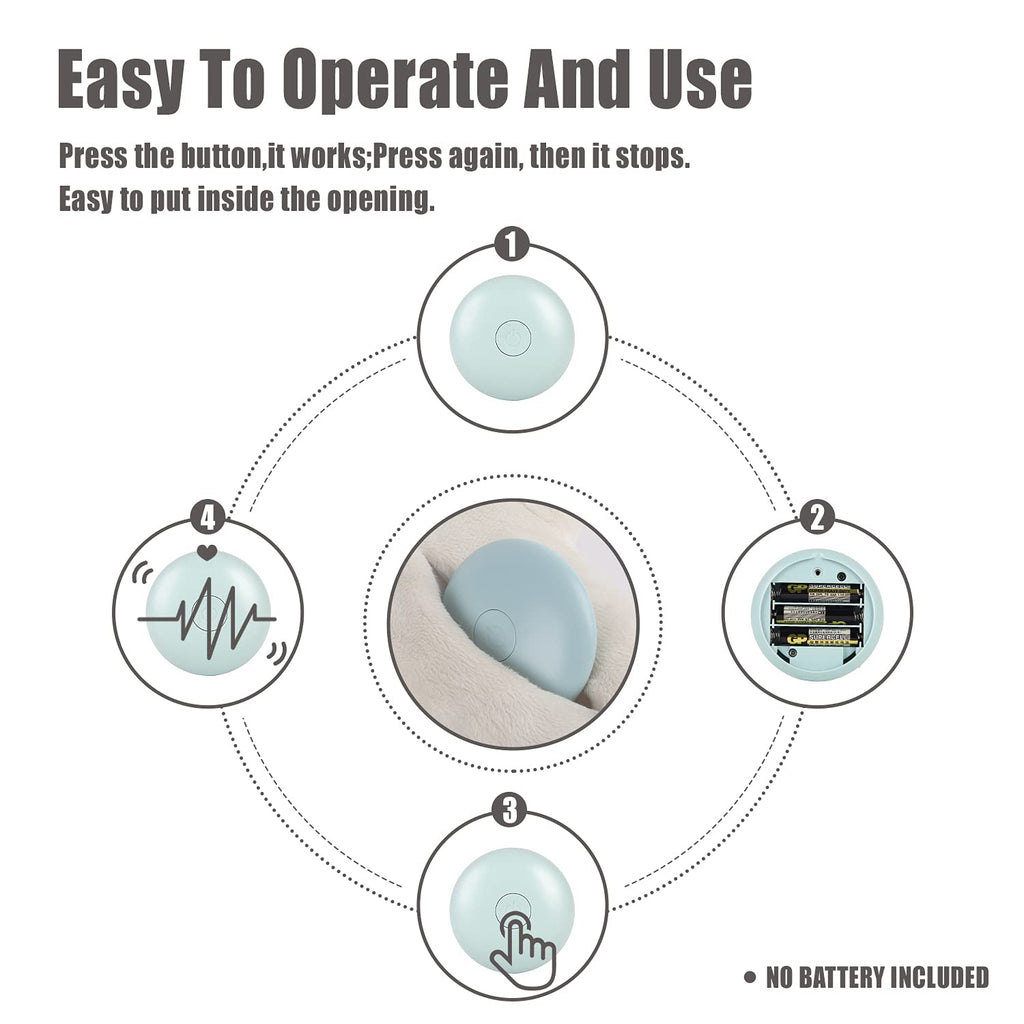 Puppy Heartbeat Toy, Separation Anxiety Relief Toy, Puppy Heartbeat Calming Plush Toy for Anxiety and Behavior