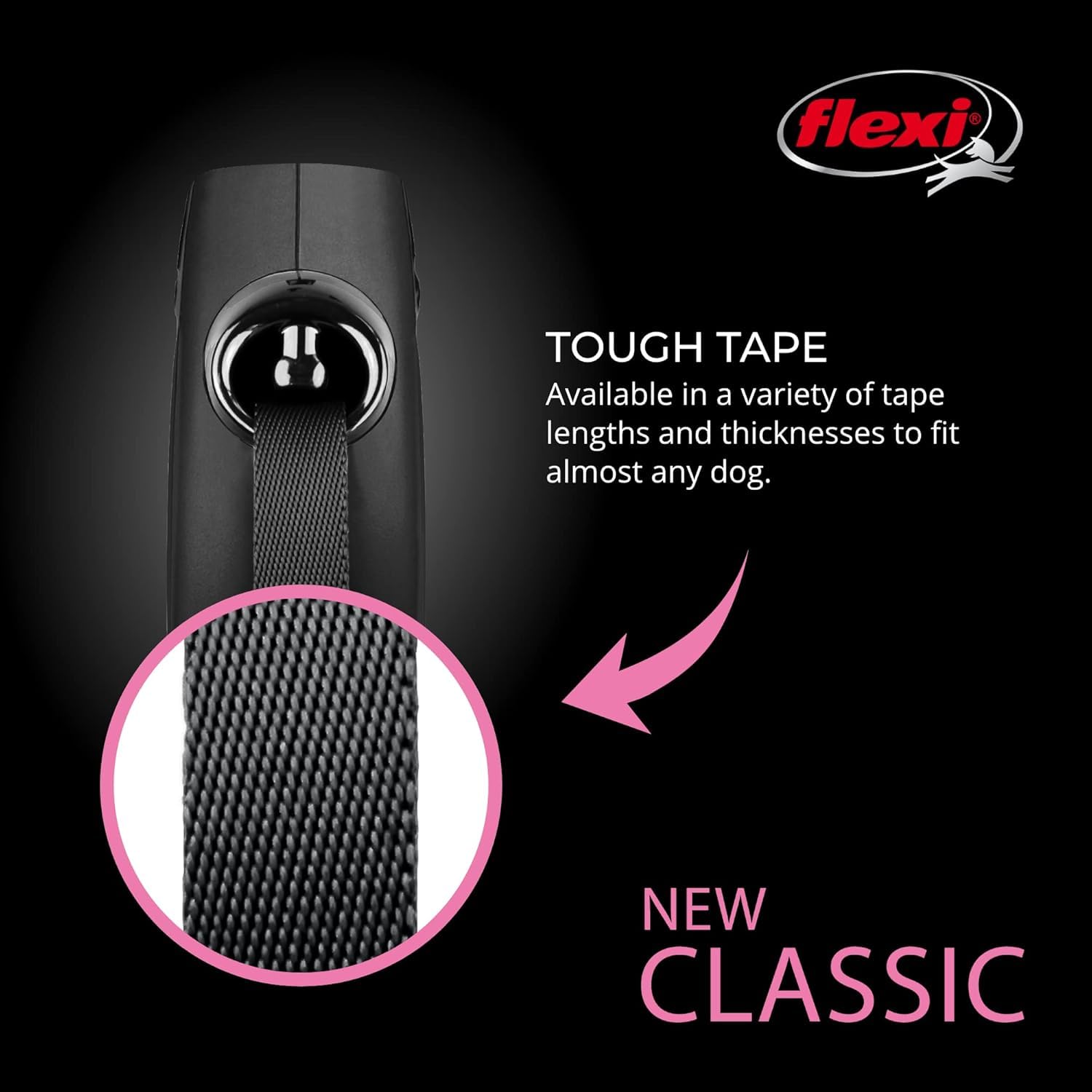 Trixie Flexi New Classic Roll Up Tape for Dog