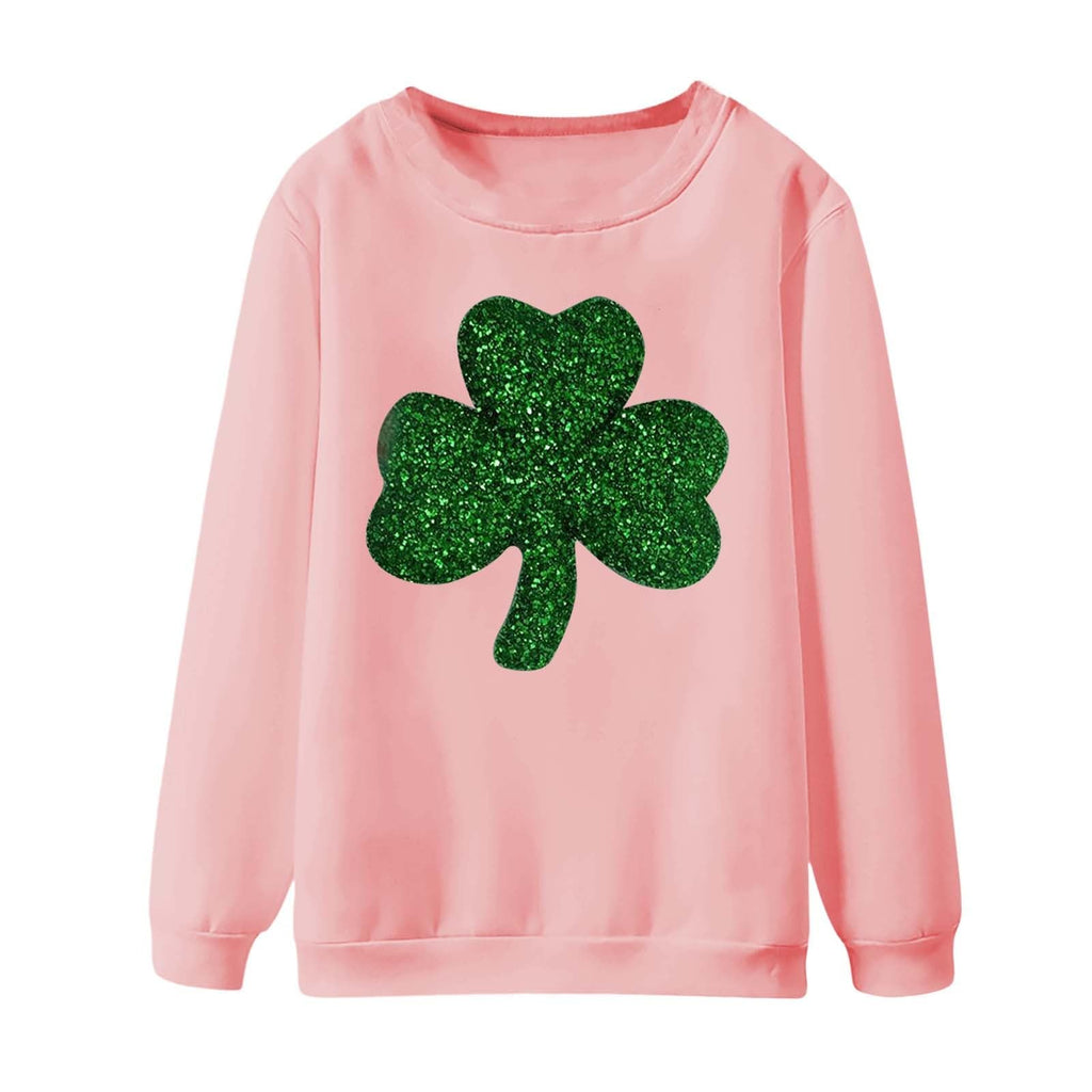 Long-sleeved sweatshirt with collar and floral print casual for women robes women winter sale women's long sleeve thermal t-shirt 4XL Christmas sweater women