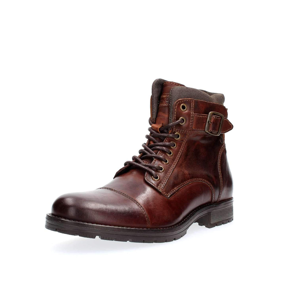 JACK & JONES Jfwalbany Leather Anthracite STS, Men's Chukka Boots