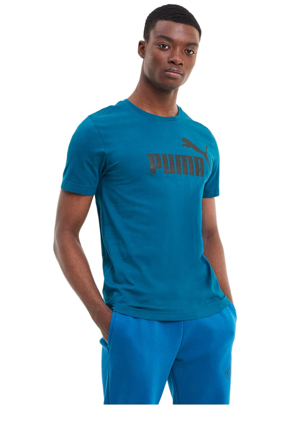PUMA ESS Logo tee Men's Sports T-Shirt (Pack of 1)