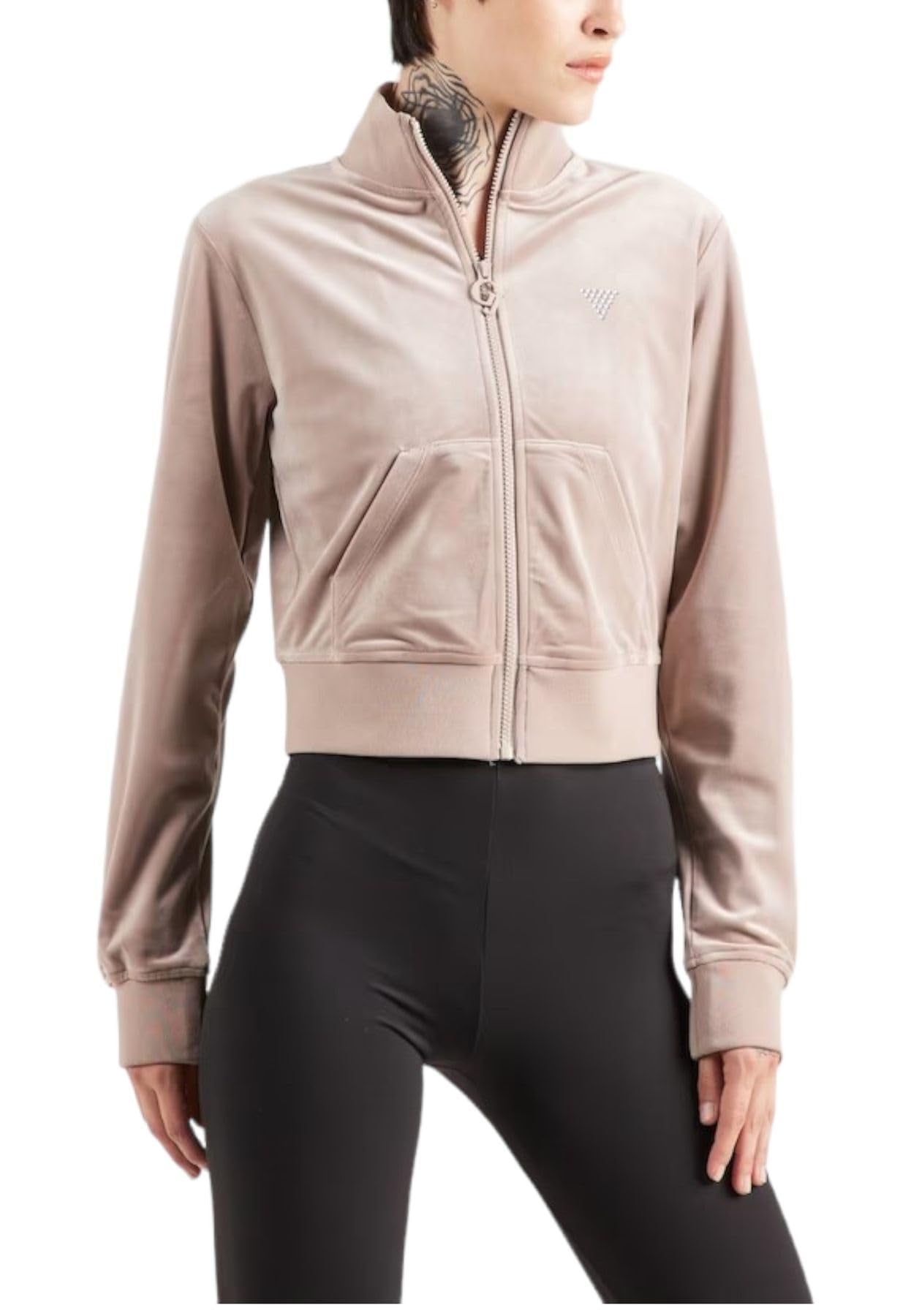 Guess Eco Couture Full Zip Sweatshirt Sweatshirt for Women