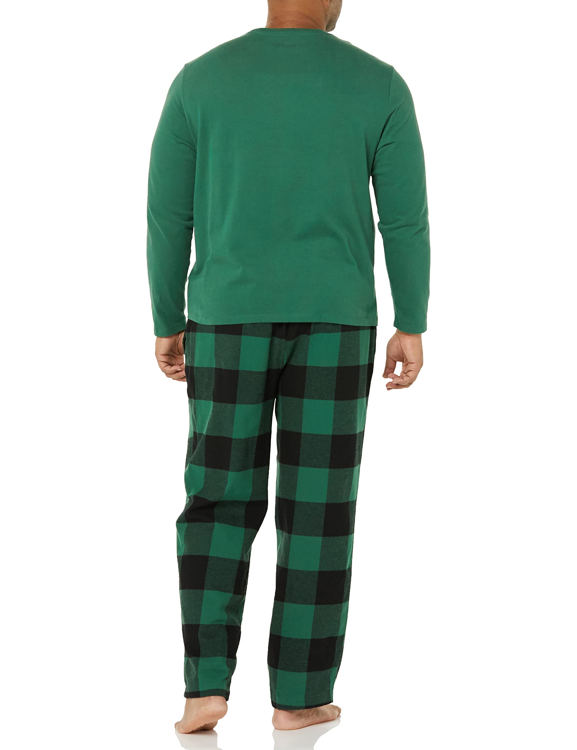 Amazon Essentials Men's Soft Flannel Pajama Set (Available in Plus Size)