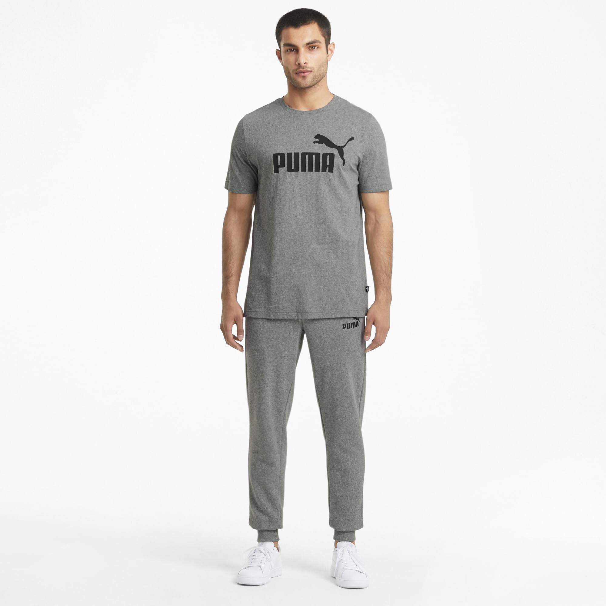 PUMA ESS Logo tee Men's Sports T-Shirt (Pack of 1)