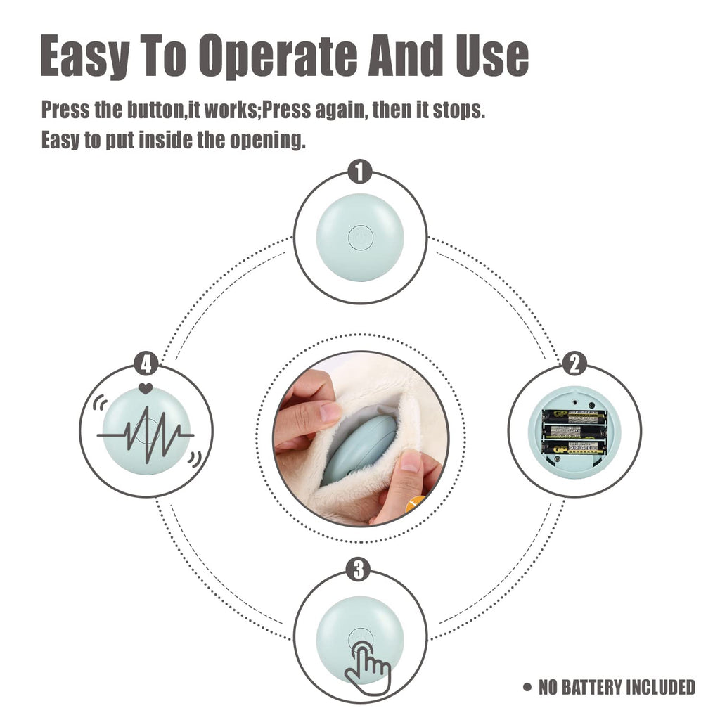 Puppy Heartbeat Toy, Separation Anxiety Relief Toy, Puppy Heartbeat Calming Plush Toy for Anxiety and Behavior