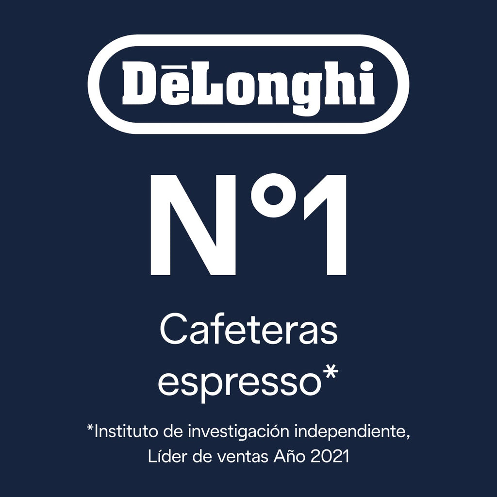 De'Longhi Dedica – Stainless Steel Pump Coffee Maker for Ground Coffee or Single Serve Coffee Maker, Espresso and Cappuccino, 1.3 Liter Reservoir, Anti-Drip System, EC685.BK, Black
