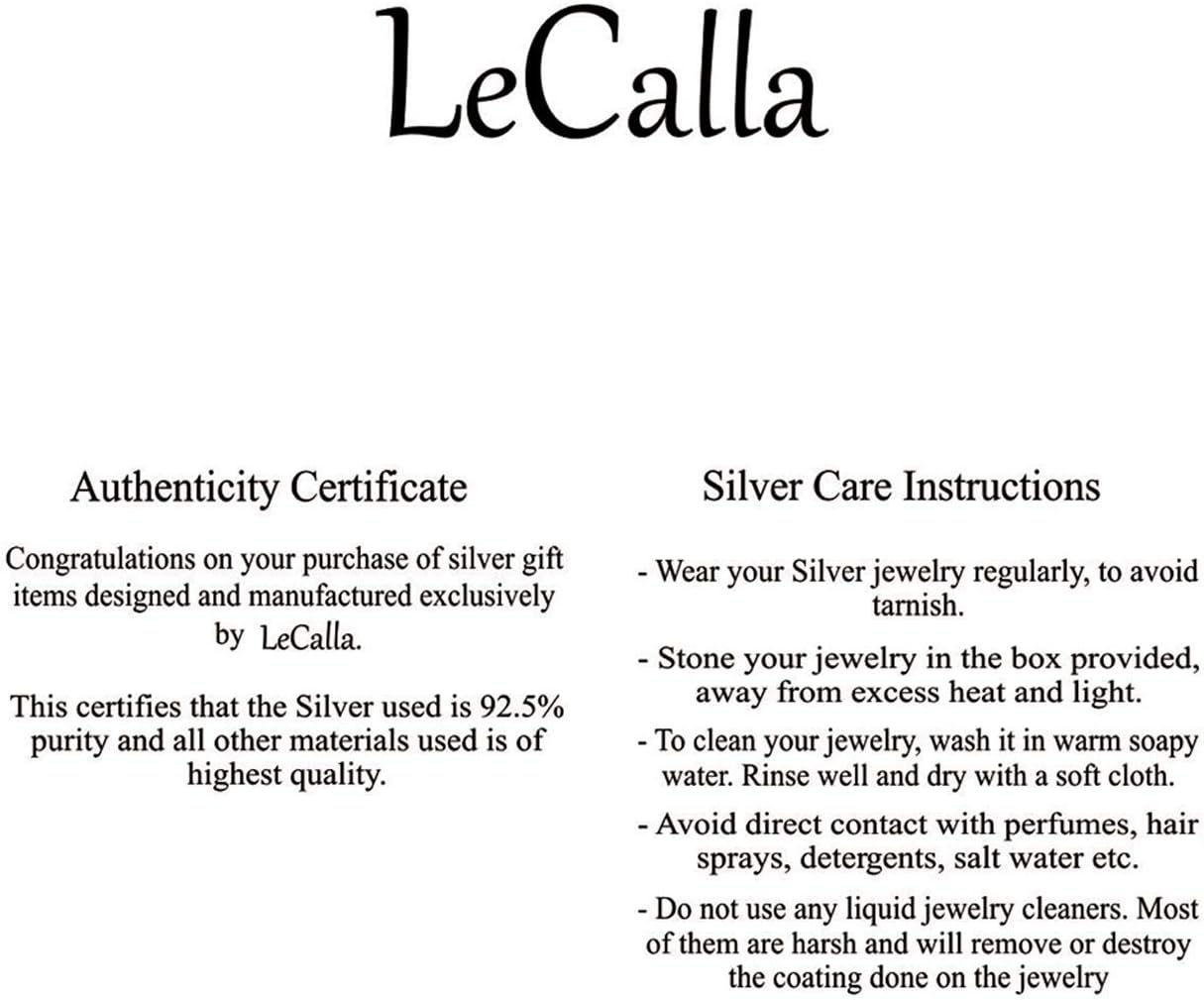 LeCalla Italian Silver Jewelry Stud Earring Twisted Design Wire Love Knot for Women