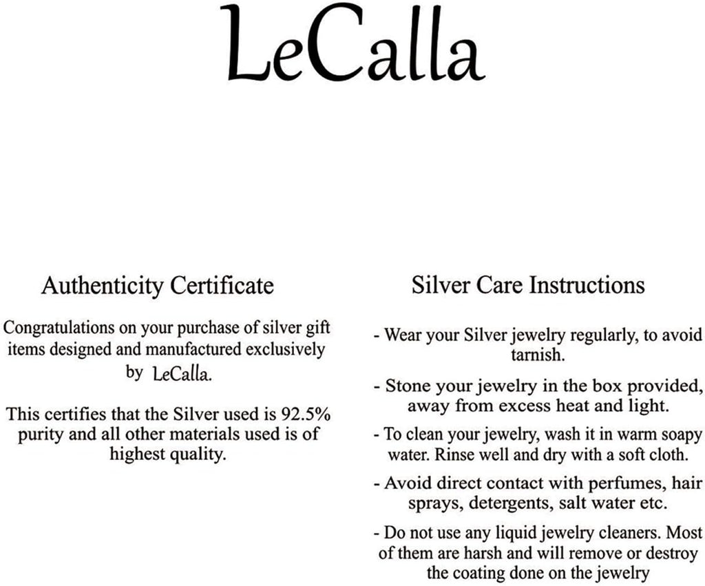 LeCalla Italian Silver Jewelry Stud Earring Twisted Design Wire Love Knot for Women