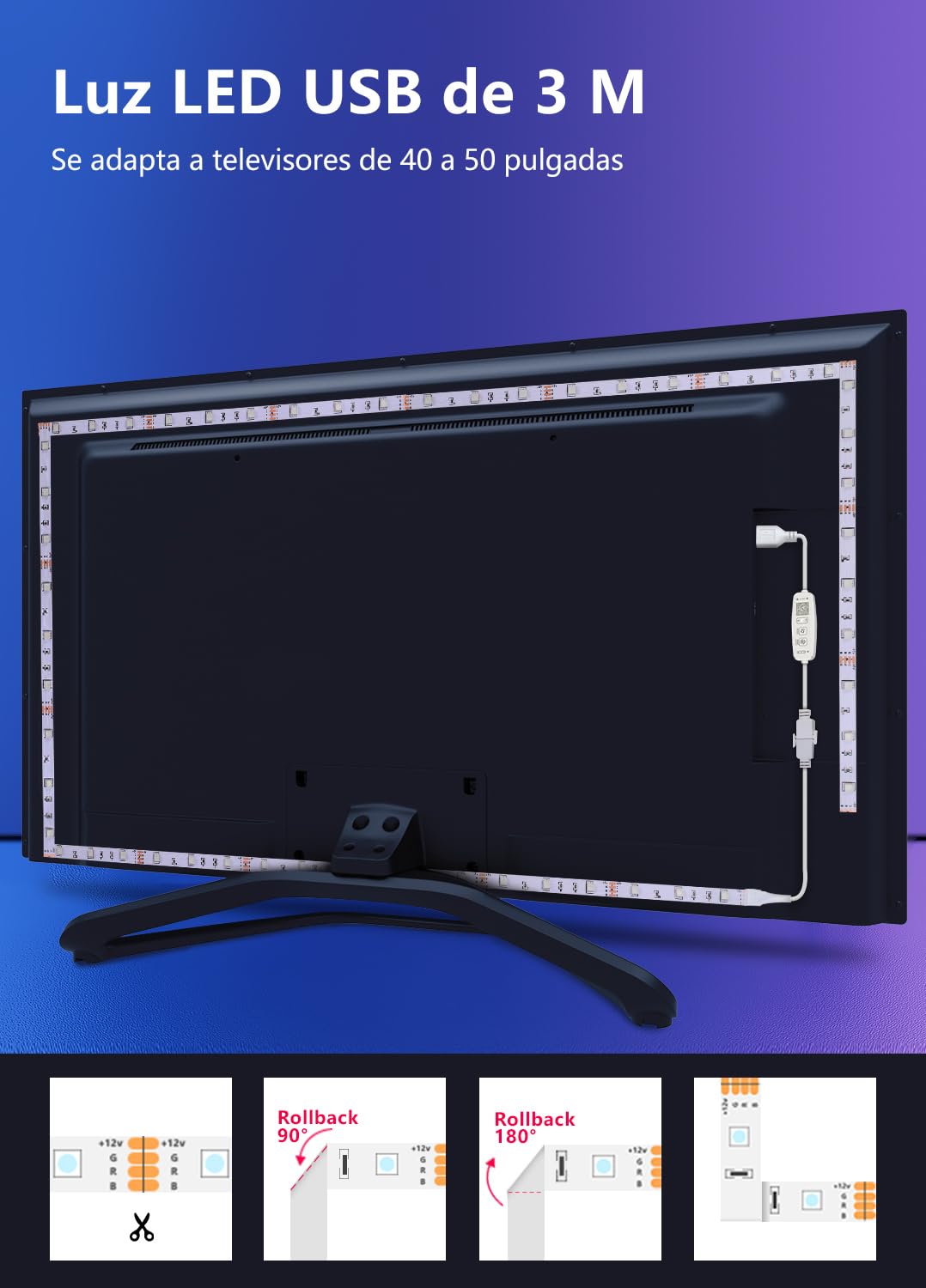 LED Strips 20 Metres RGB 5050, LED Lights with App and Controller, Sync with Music, Ideal for LED Lights, Room Lights, Party Decoration and Christmas (10 m x 2)