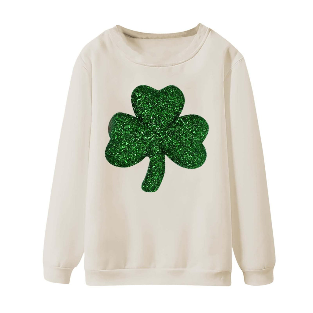 Long-sleeved sweatshirt with collar and floral print casual for women robes women winter sale women's long sleeve thermal t-shirt 4XL Christmas sweater women