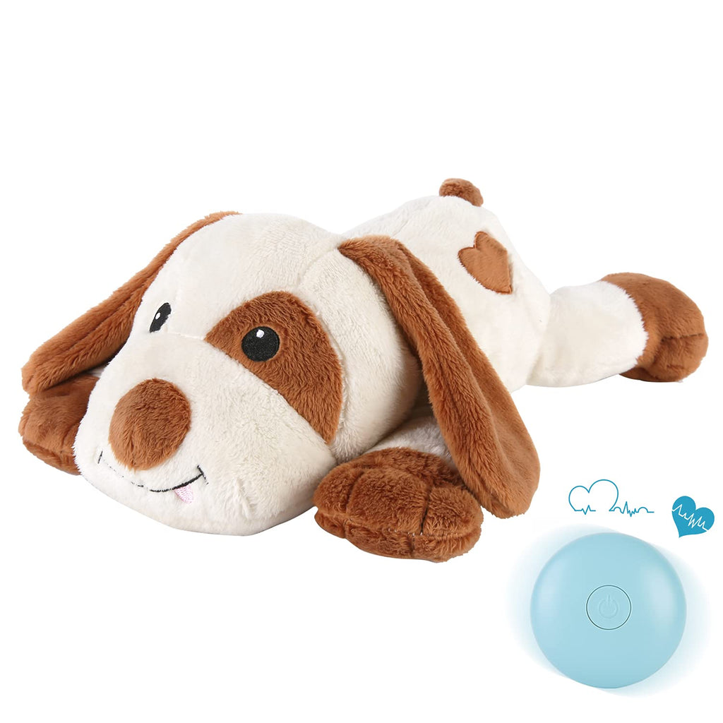 Puppy Heartbeat Toy, Separation Anxiety Relief Toy, Puppy Heartbeat Calming Plush Toy for Anxiety and Behavior