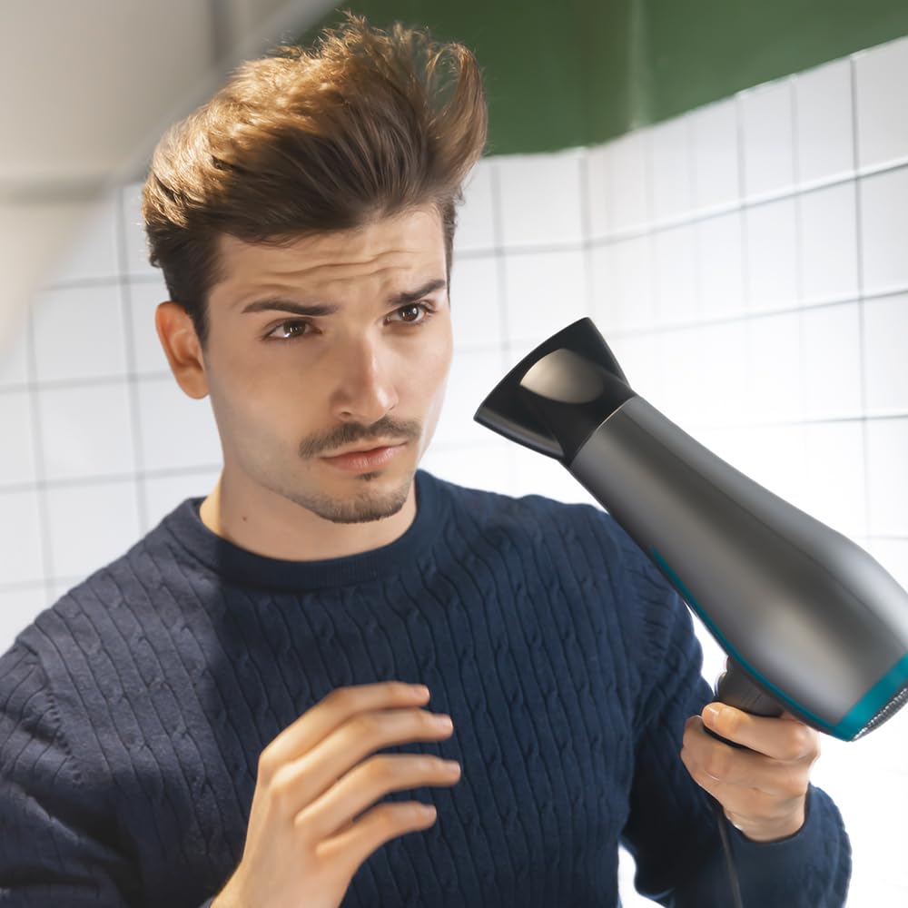 Cecotec Bamba IoniCare 5200 Aura Black Ionic Hair Dryer. 2300W, Concentrator and Diffuser, Frizz Free Hair, DC Motor, Real Ion, High Air Flow, 2 Speeds and 3 Temperatures