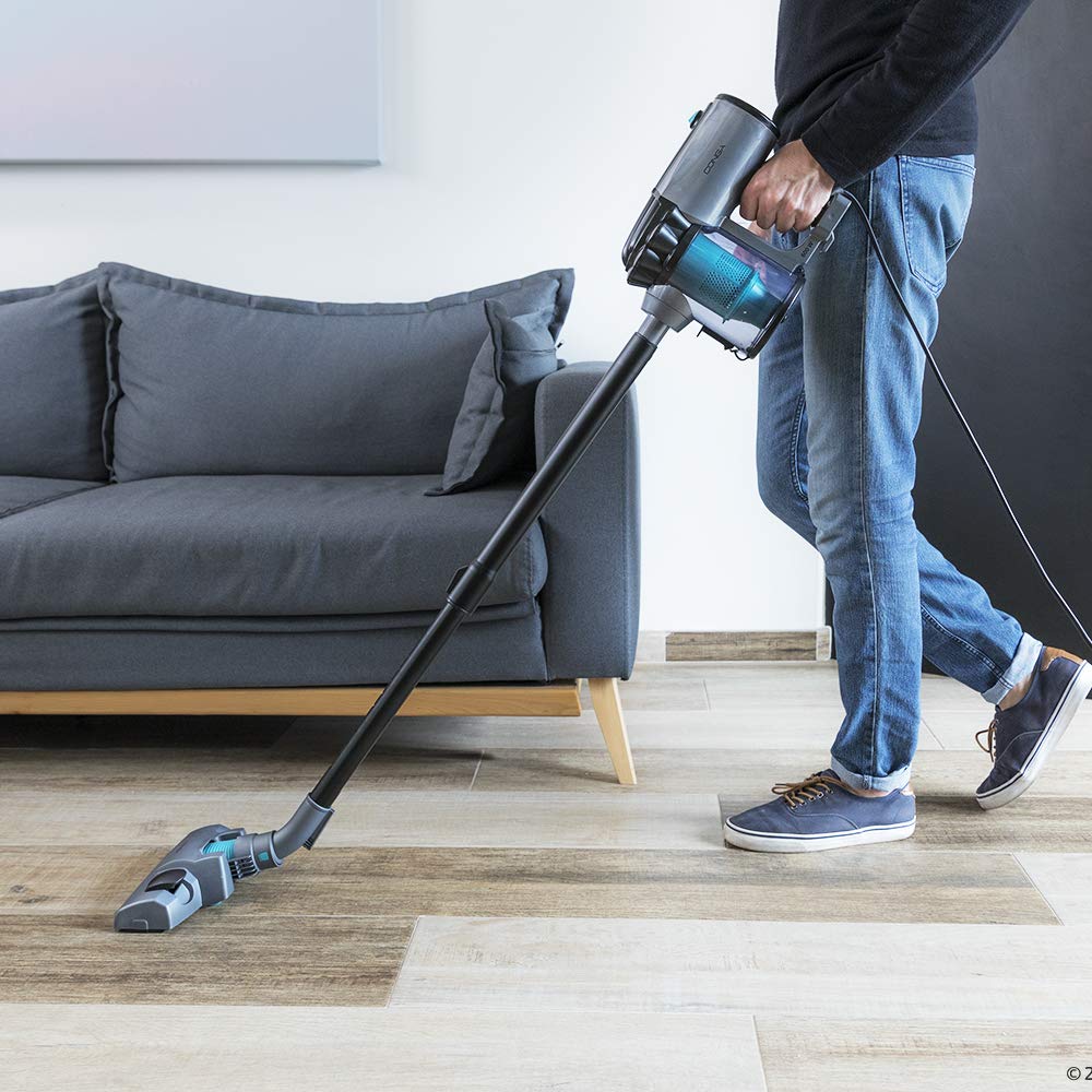 Cecotec Conga Thunderbrush 560 Upright Vacuum Cleaner, 2 in 1, 600 W, Cyclonic Technology, High Efficiency Filter, 6 Metres Radius, Includes 2 Accessories