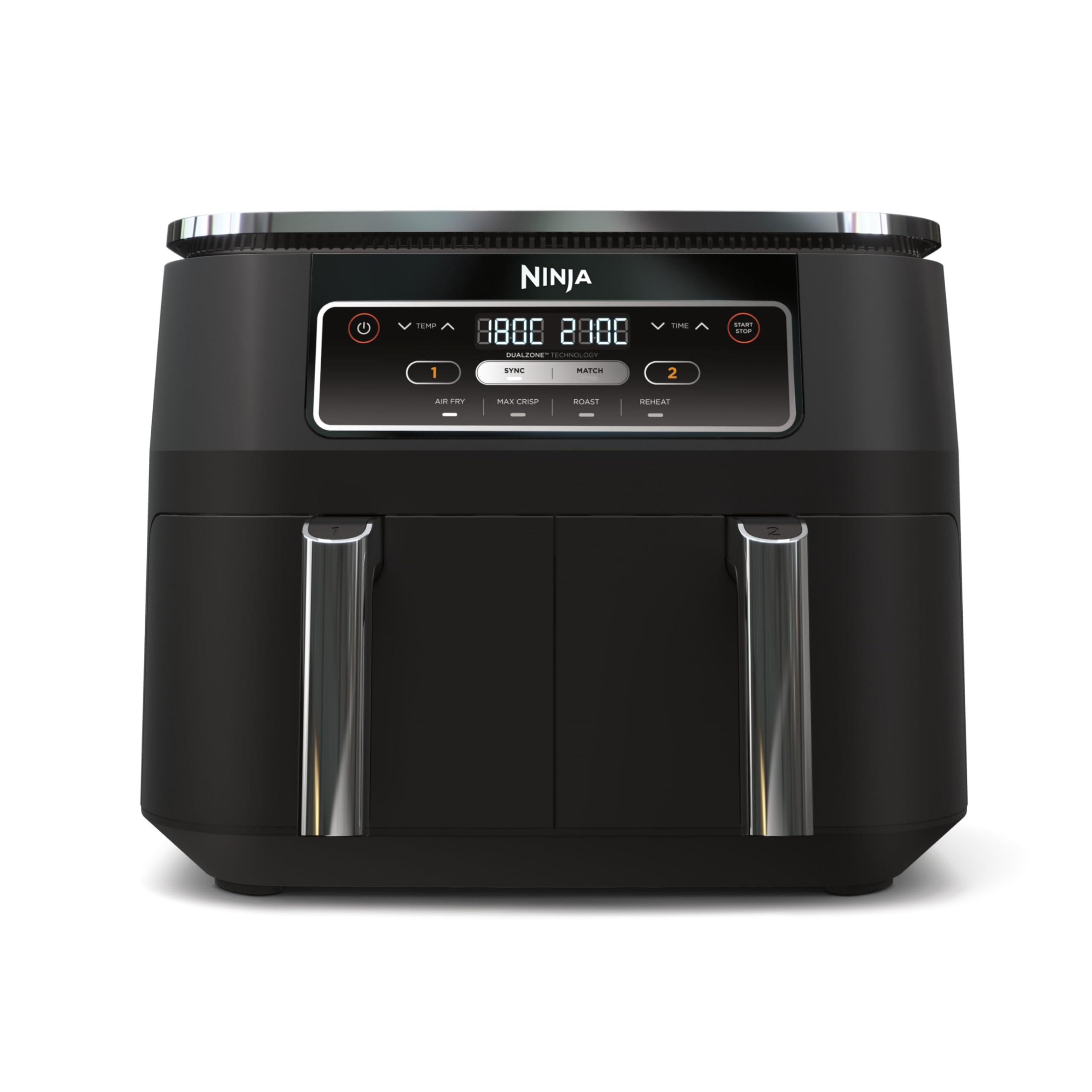 Ninja Foodi [AF300EU] Dual Zone Air Fryer, 2470 W, 7.6 liters, Plastic, Black