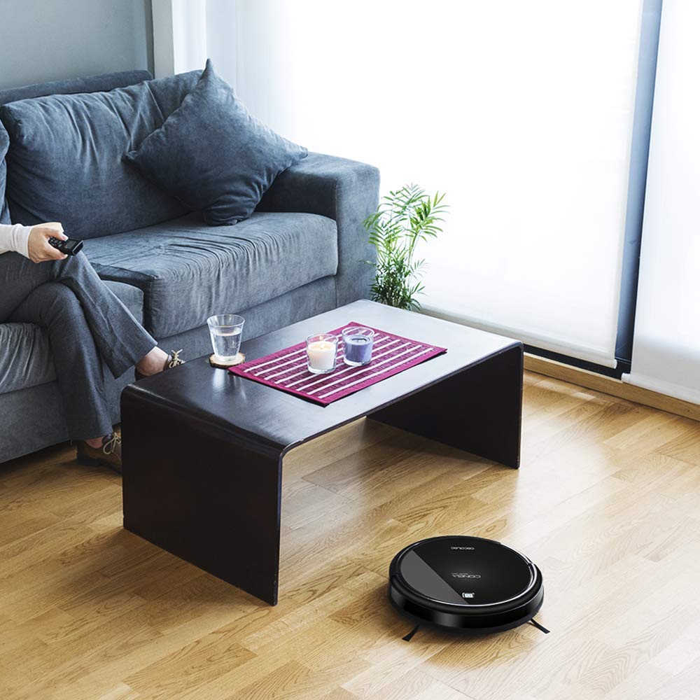 Cecotec Conga M50 Robot Vacuum Cleaner and Floor Scrubber, Laser Navigation, 5000Pa Suction Pressure, 3200 mAh Battery, Multifunction Brush for All Surfaces, Coverage up to 160 m²