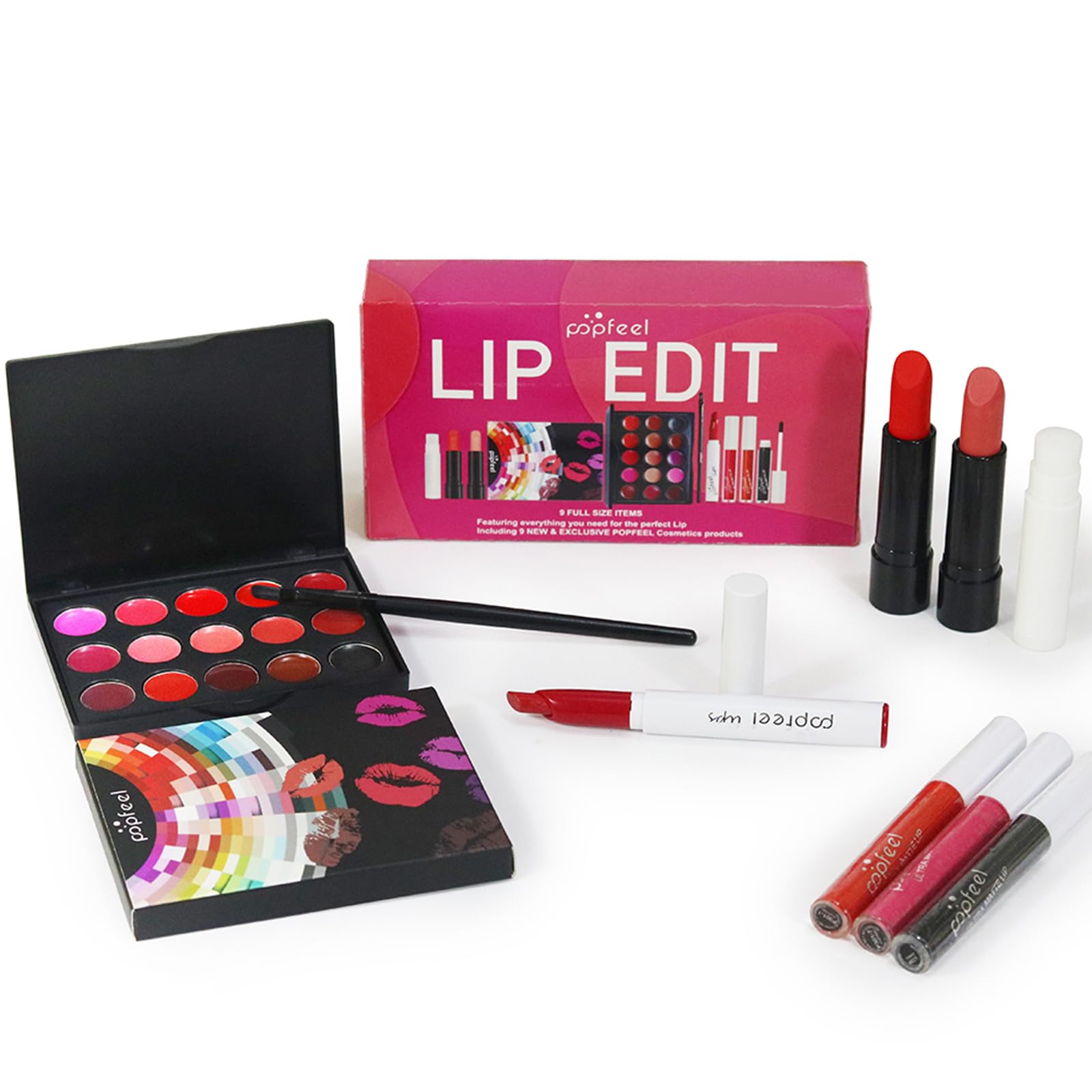 Makeup Sets, Makeup Beauty Gift for Women, with Eyeshadow Palette, Mask, Brow Pencil, Eyeshadow Brush, Vegan Cosmetics, Makeup Set Eyes and Face