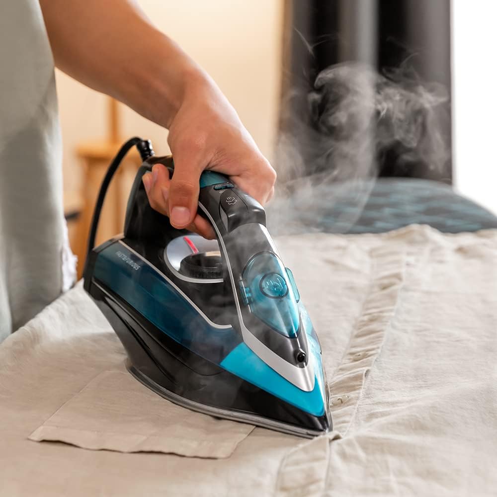 Cecotec Clothes Iron Vapor Fast-Furious 5010 Vital, Turbo Slide Aluminium Sole, Continuous Steam 55 g/min, Steam Stroke 200 g/min, Temperature Regulator, Anti-Drip, 2600 W