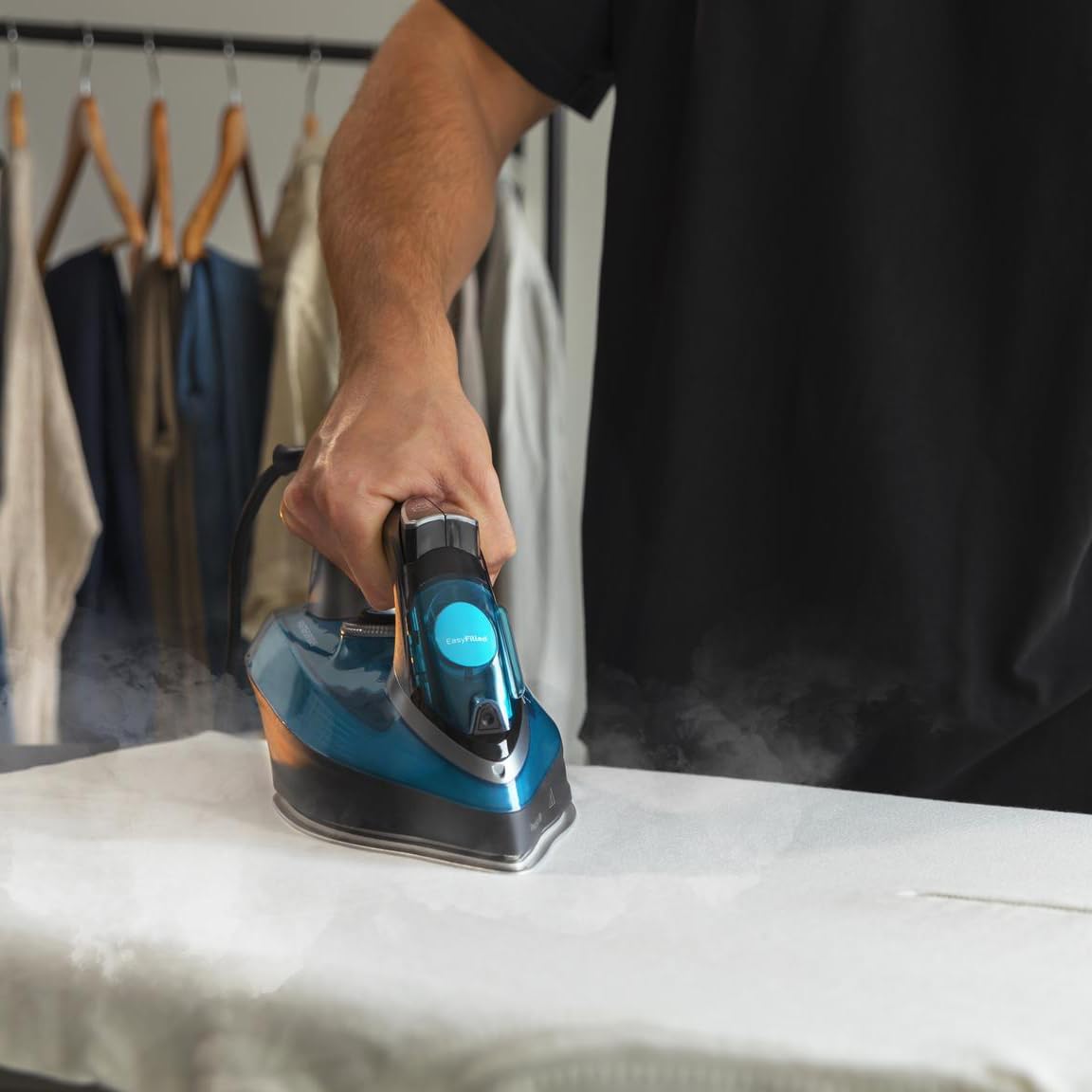 Cecotec Clothes Iron Vapor Fast-Furious 5010 Vital, Turbo Slide Aluminium Sole, Continuous Steam 55 g/min, Steam Stroke 200 g/min, Temperature Regulator, Anti-Drip, 2600 W