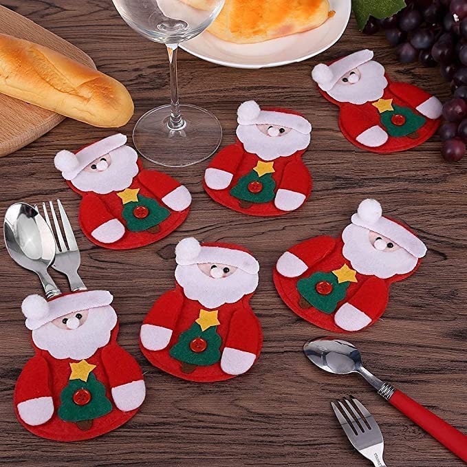 Uten Christmas Cutlery, 2/6pcs (Christmas Costumes-6pcs)