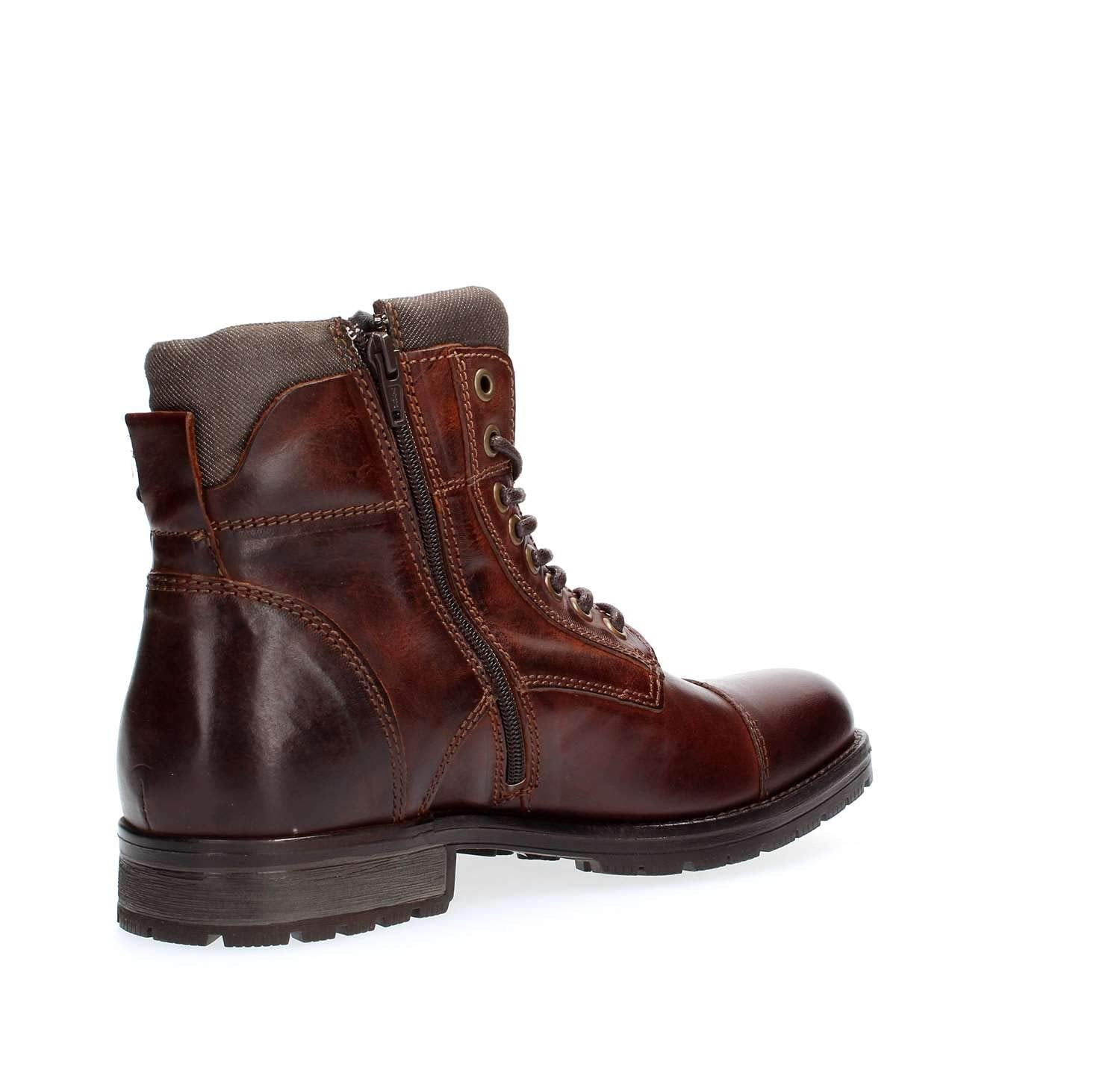 JACK & JONES Jfwalbany Leather Anthracite STS, Men's Chukka Boots