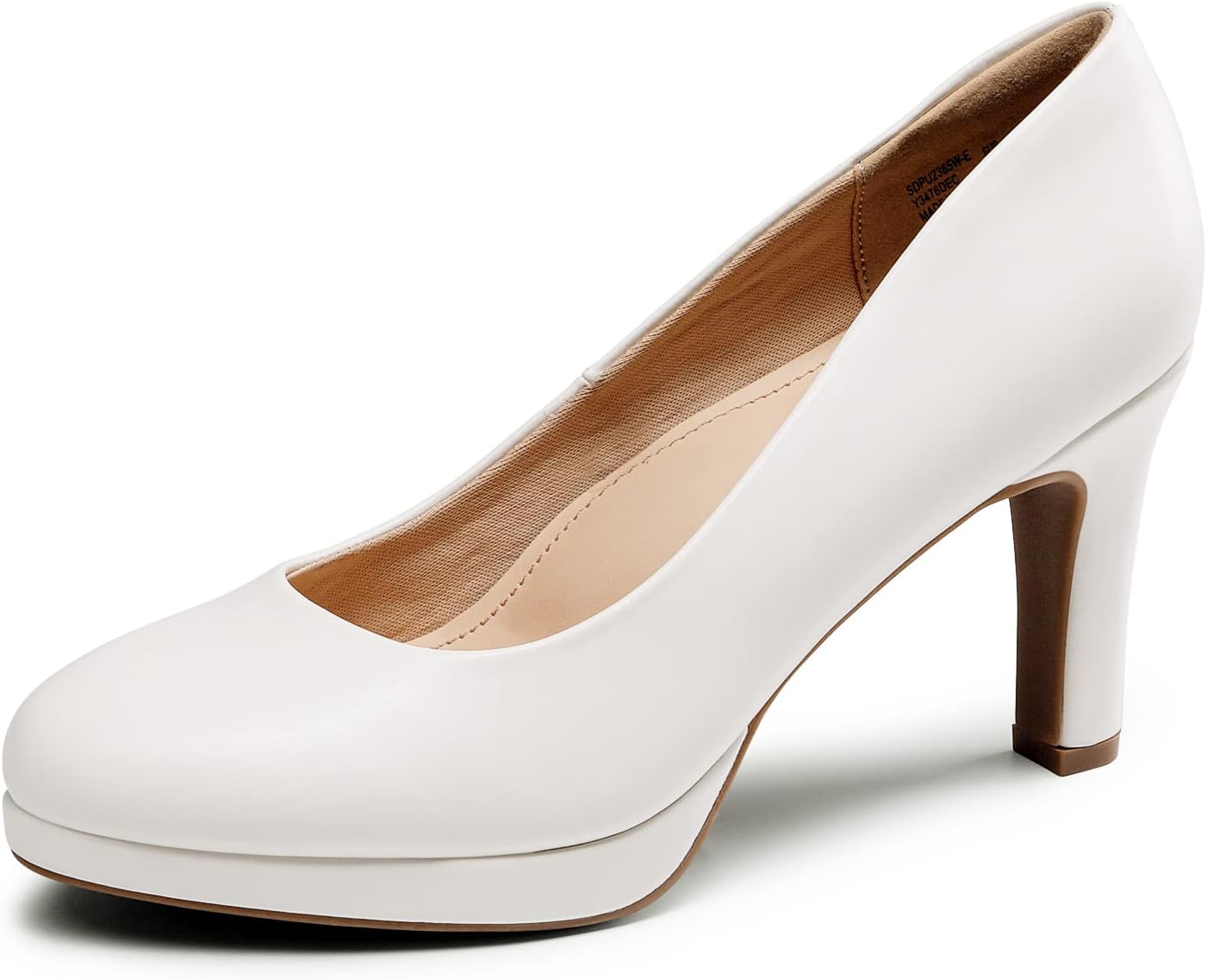 DREAM PAIRS High Heels Dress-Up Pumps Comfortable for Women Classic for 1cm Platforms for Work Party