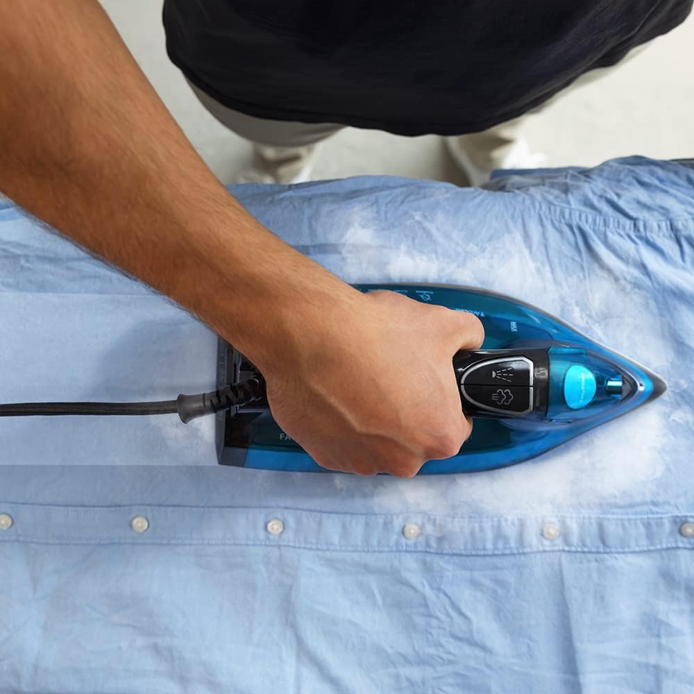 Cecotec Clothes Iron Vapor Fast-Furious 5010 Vital, Turbo Slide Aluminium Sole, Continuous Steam 55 g/min, Steam Stroke 200 g/min, Temperature Regulator, Anti-Drip, 2600 W