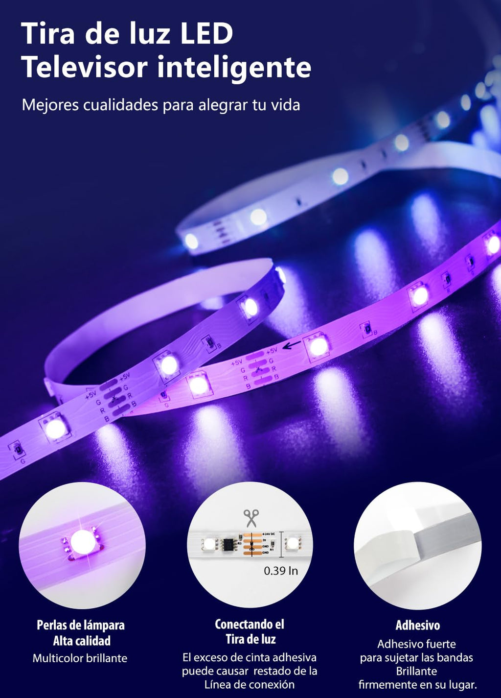 LED Strips 20 Metres RGB 5050, LED Lights with App and Controller, Sync with Music, Ideal for LED Lights, Room Lights, Party Decoration and Christmas (10 m x 2)